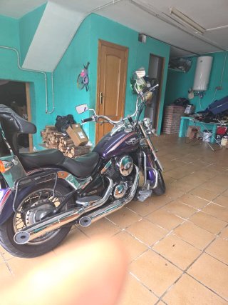 Kawasaki Vn 800 Classic Cruiser Morado