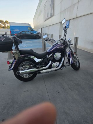 Kawasaki Vn 800 Classic Cruiser Morado