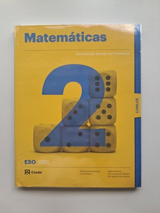 Vendo libro de matemáticas de 2o ESO