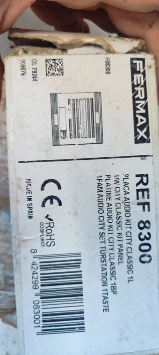 Placa Audio Fermax City Classic 1L