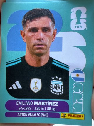 Cromo Emiliano Martínez Mundial FIFA 2022