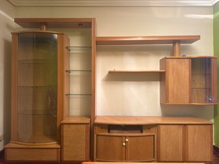 Mueble de salón modular madera