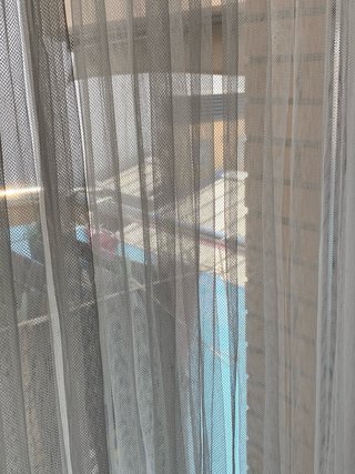 Cortinas de red blancas