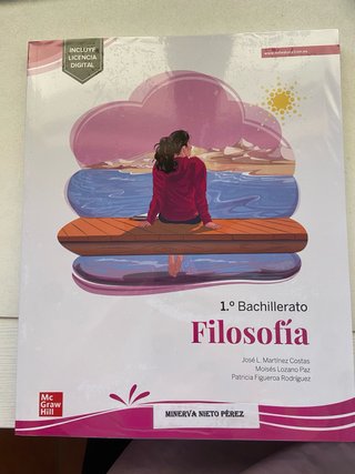 Libro filosofia 1 bachillerato ISBN: 978-84-486-3