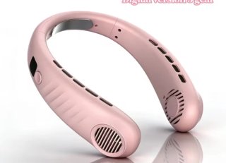 Mini ventilatore portatile ricaricabile rosa