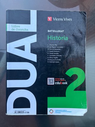 Llibres Història 2n Batxillerat