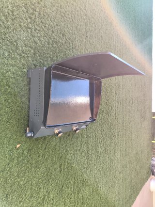 Plancha de gas metal dos fuegos