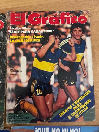 Maradona revistas El Gráfico Antiguas (Lote)