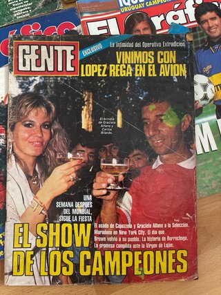 Maradona revistas El Gráfico Antiguas (Lote)