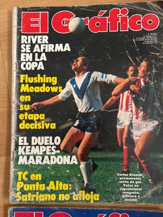 Maradona revistas El Gráfico Antiguas (Lote)