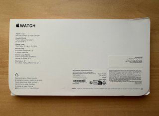 Apple Watch ULTRA 49mm. Light Blue Alpine Loop S