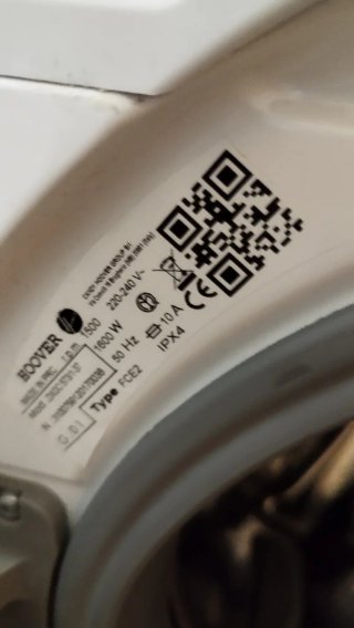 Lavadora Hoover 7kg A+++ 1500 RPM