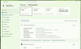 Mini PC Ryzen 5 7430U 16GB RAM 512GB NVMe