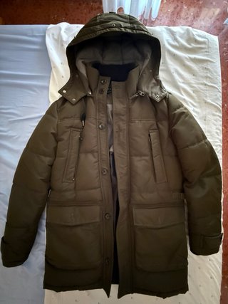 Chaquetón Zara Verde Oliva
