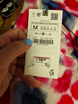 Vestido Zara Talla M Estampado