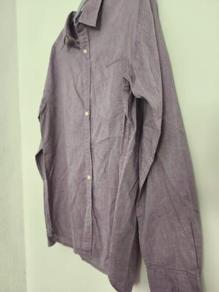 Camicia Woolrich Viola Uomo
