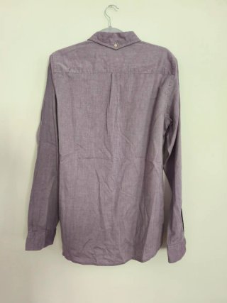 Camicia Woolrich Viola Uomo