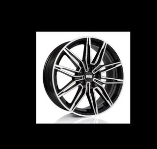 Juego de 4 Llantas 18 Elite Wheels Assos Black Pol