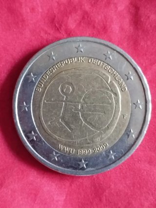 Moneda 2 Euros Alemania 1999-2009