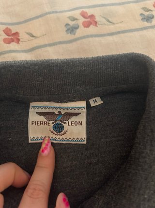Polo gris hombre