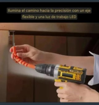 Taladro Atornillador Inalámbrico (2 Baterías)