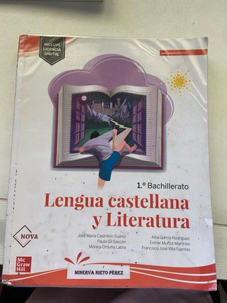 Libro de lengua y literatura 1 bachillerato