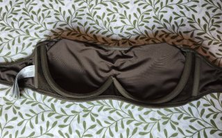 Top bikini verde