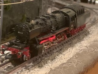 Locomotora vapor BR051 7177 Fleischmann escala N