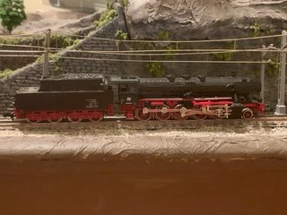 Locomotora vapor BR051 7177 Fleischmann escala N
