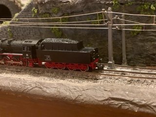 Locomotora vapor BR051 7177 Fleischmann escala N