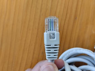Cable de red Ethernet Cat 5e gris
