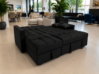 Sofá Cama Gris con Arcón