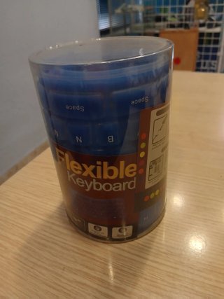 Teclado Flexible Azul