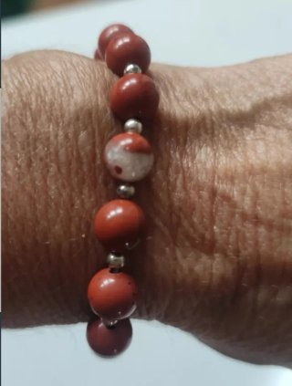 Pulseras Piedras Naturales y Plata Ley