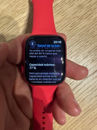 Apple Watch Serie 8 Rojo 45” aluminio