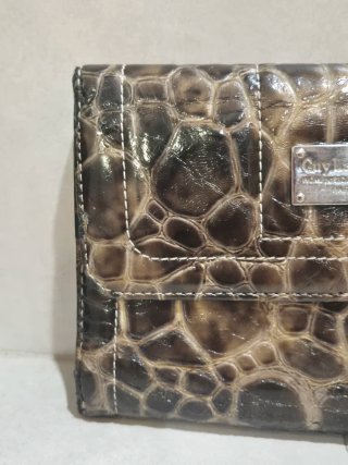 Monedero Cartera Guy Laroche Piel Cocodrilo