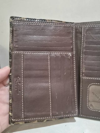 Monedero Cartera Guy Laroche Piel Cocodrilo