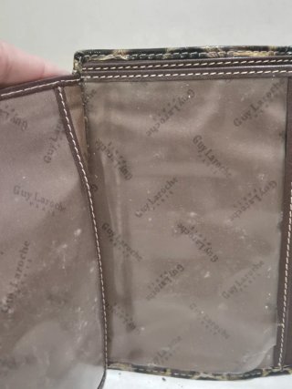 Monedero Cartera Guy Laroche Piel Cocodrilo