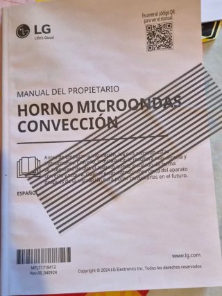 Plato giratorio microondas LG 36 cm