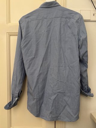 Camisa Scalpers cuadros azul Talla 39
