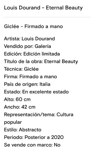 Obra de arte Eternal Beauty