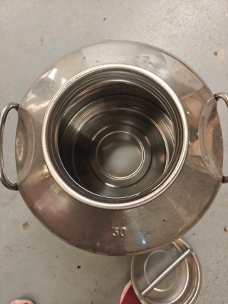 Bidón Acero Inoxidable 30L Sansone
