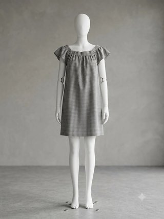 Abito a quadretti vichy FB Sister - Taglia S