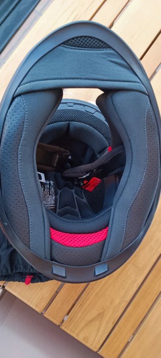 Casco Moto NZI Talla S Negro Mate