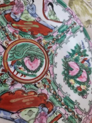 Platos antiguos Qianlong Nian Zhi