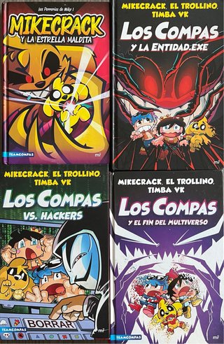 Libros Los Compas y Mikecrack