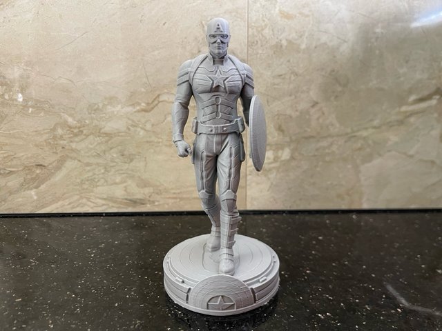 17 CM Capitán América para pintar