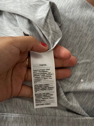 Camiseta Lacoste Gris Talla XXL