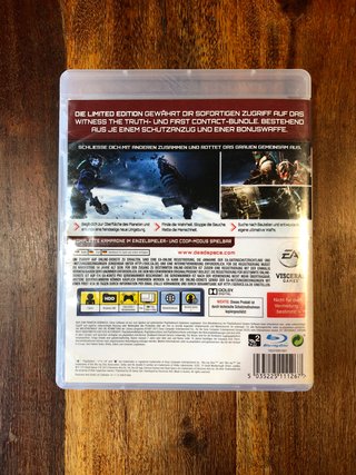 Dead Space 3 ps3 limited edition