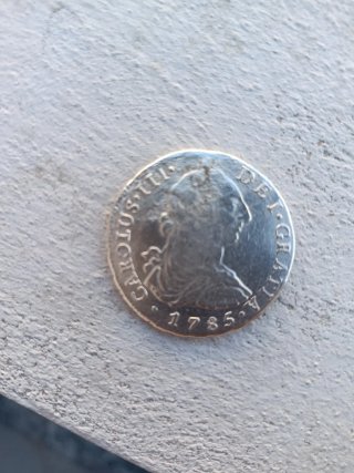 Ocho Reales Carlos III 1785 Lima